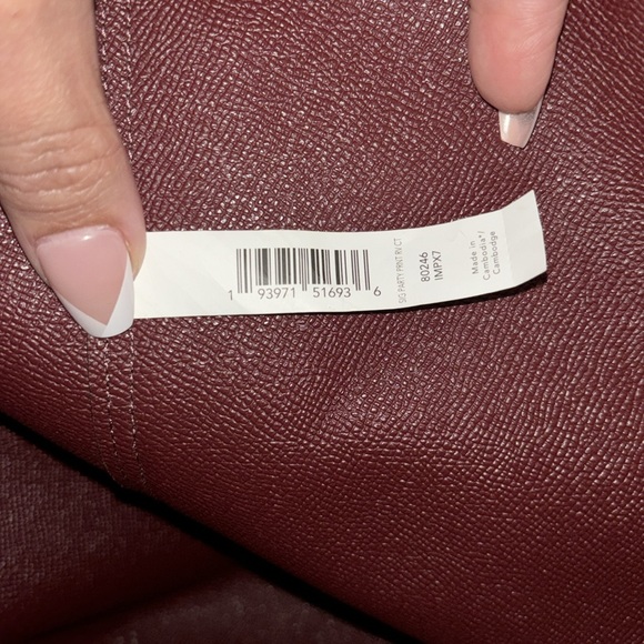 Coach Reversible City Tote Signature Canvas Party Animal Print NWOT - Picture 7 of 8